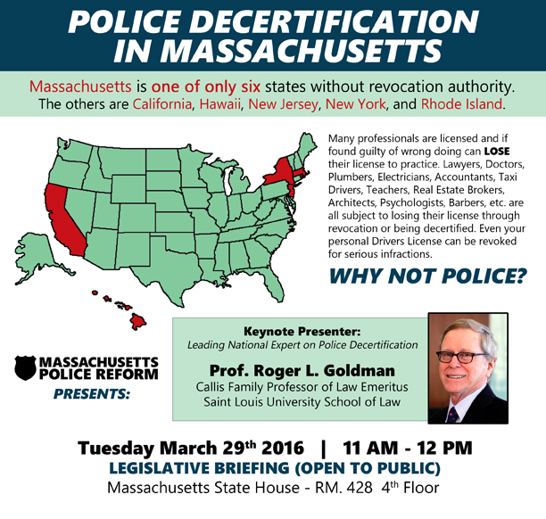 Police Decertification state house - web